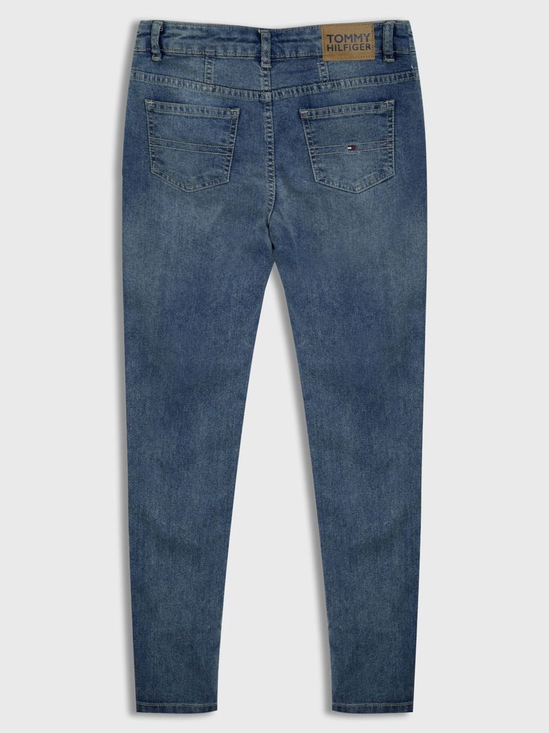JEANS SKINNY TALLE MEDIO AZUL 490 TOMMY HILFIGER-1