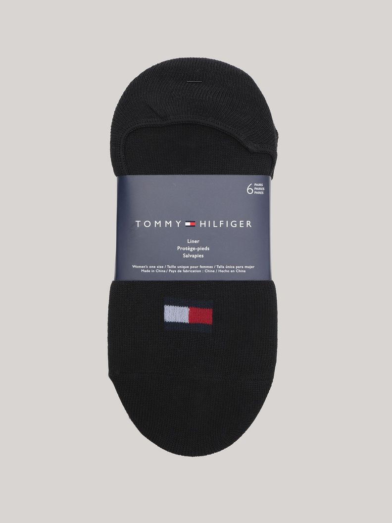 Pack De 6 Calcetines Sport Liner Negro Tommy Hilfiger-1