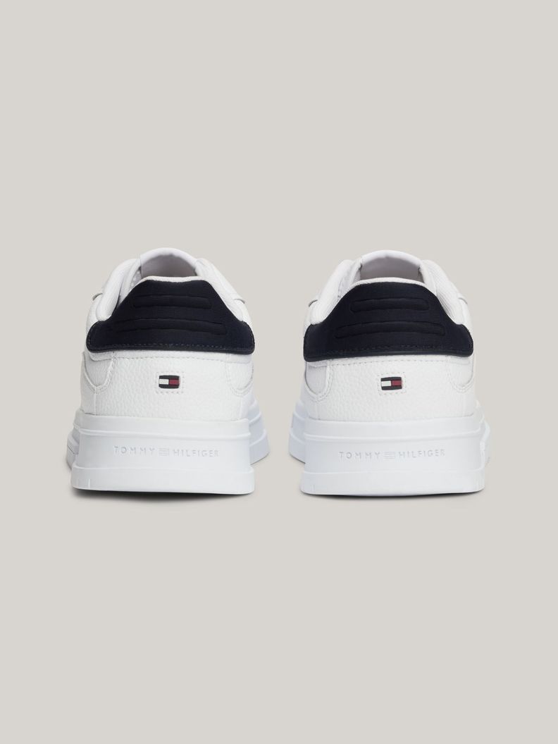 Zapatillas Supercup Stripes Cuero Blanco Tommy Hilfiger-1