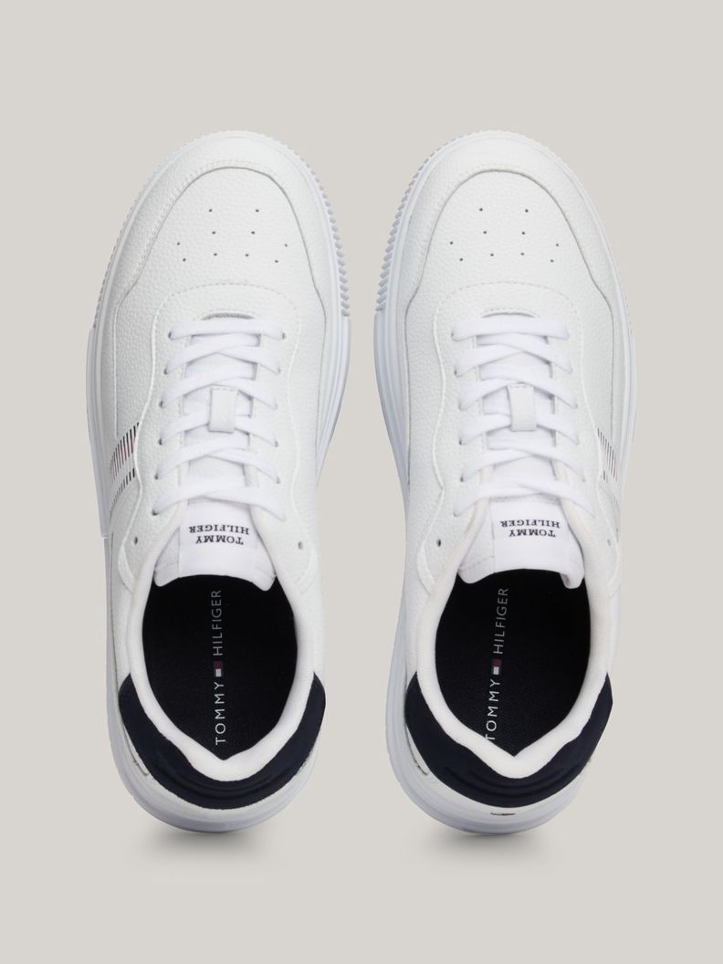 Zapatillas Supercup Stripes Cuero Blanco Tommy Hilfiger-2