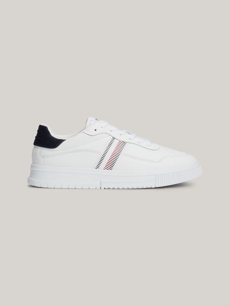 Zapatillas Supercup Stripes Cuero Blanco Tommy Hilfiger-4