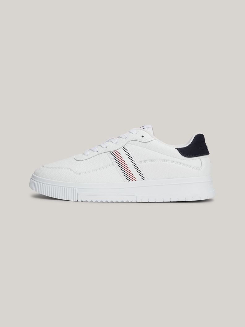 Zapatillas Supercup Stripes Cuero Blanco Tommy Hilfiger-5