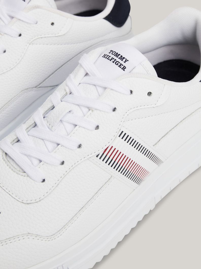 Zapatillas Supercup Stripes Cuero Blanco Tommy Hilfiger-6