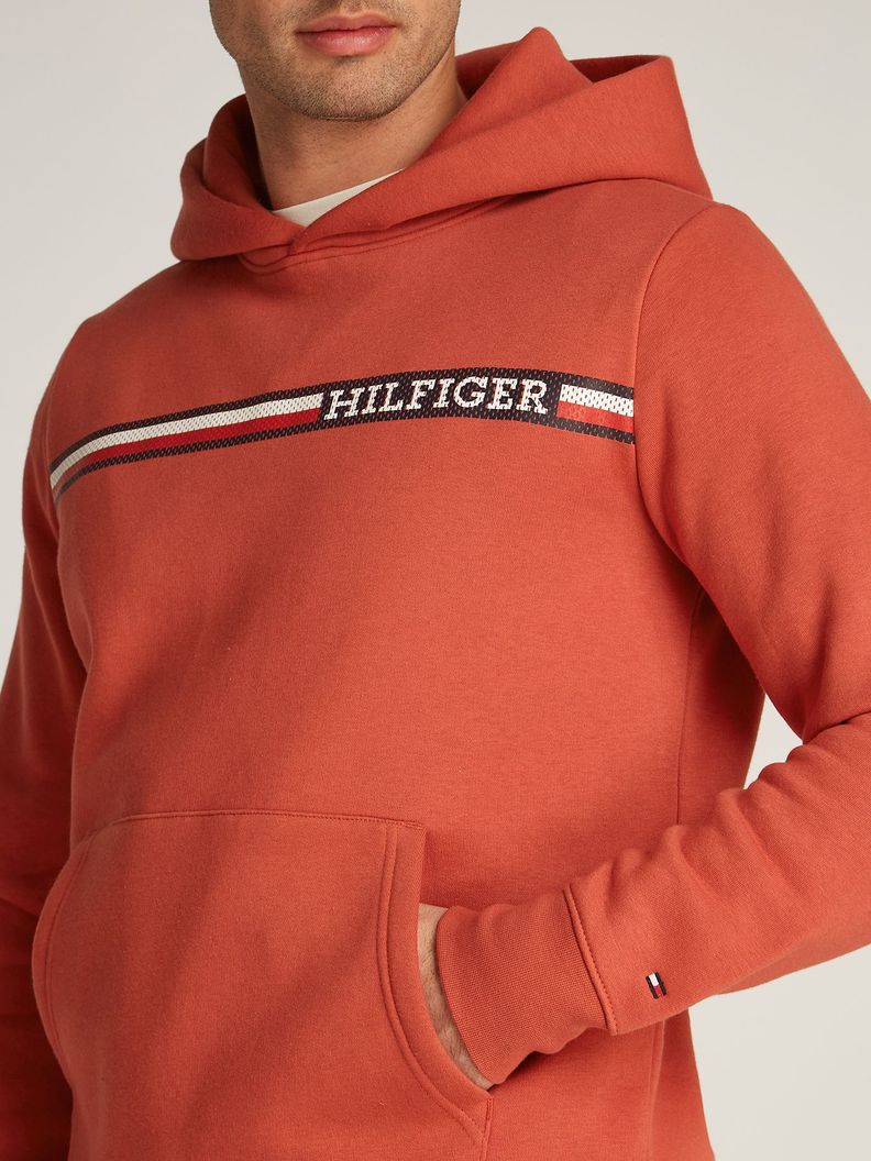 Polerón Hoodie Con Logo Stripe Rojo Tommy Hilfiger-2