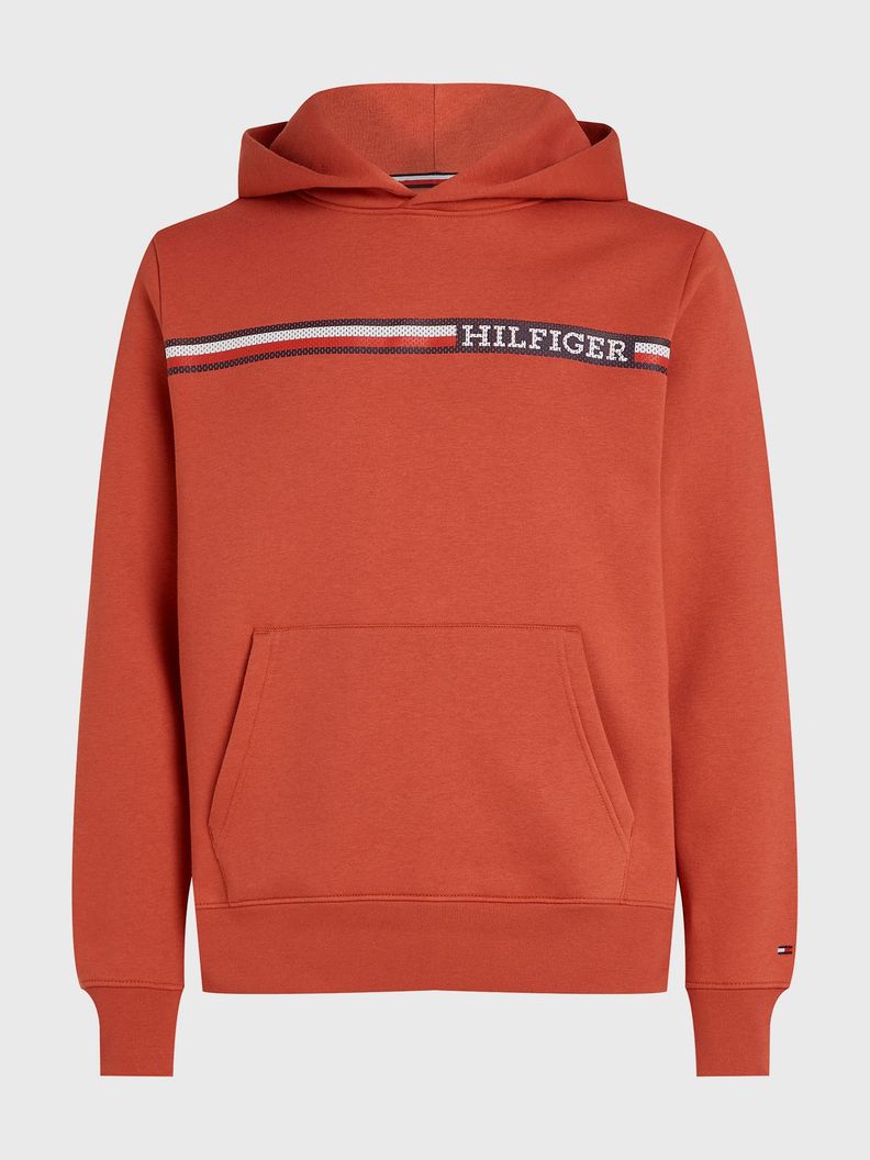 Polerón Hoodie Con Logo Stripe Rojo Tommy Hilfiger-4