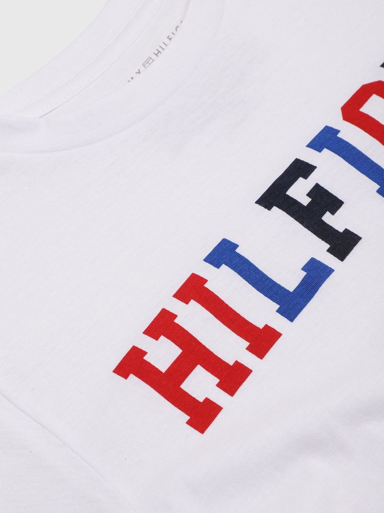 Polera Niño Con Logo Multicolor Blanco Tommy Hilfiger-2