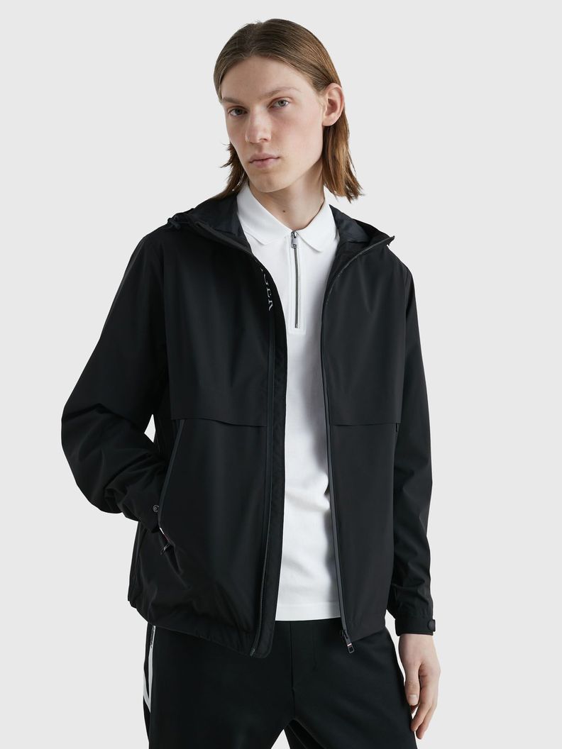 Chaqueta Con Gorro Protect Sail Negro Tommy Hilfiger-0