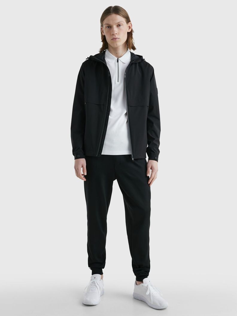 Chaqueta Con Gorro Protect Sail Negro Tommy Hilfiger-1