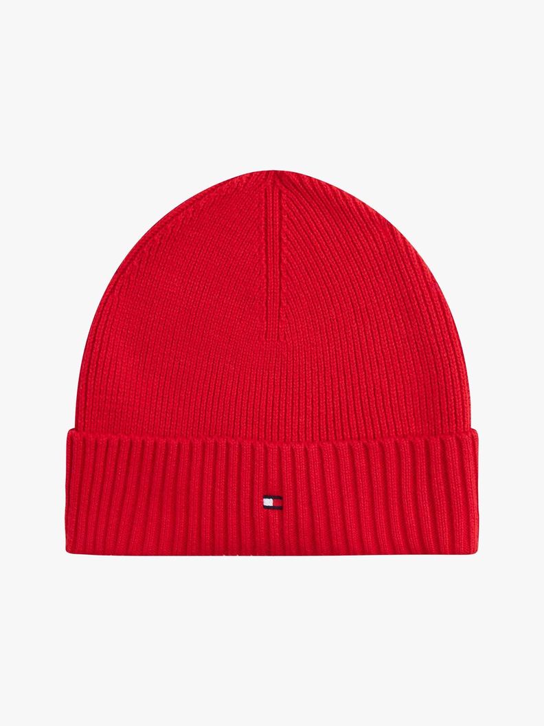 Gorro Solid Con Logo Rojo