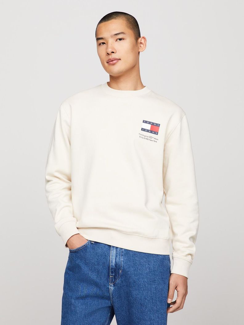 Polerón Essential Con Logo Beige Tommy Jeans-0