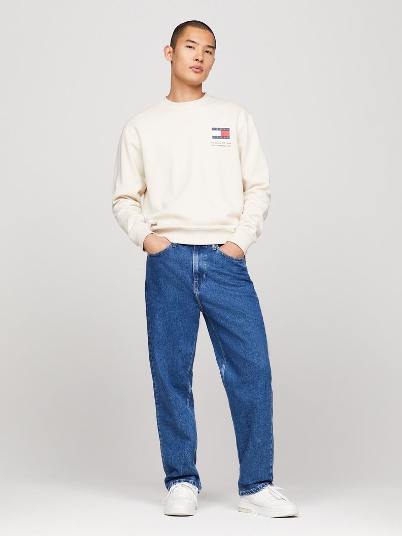 Polerón Essential Con Logo Beige Tommy Jeans-1