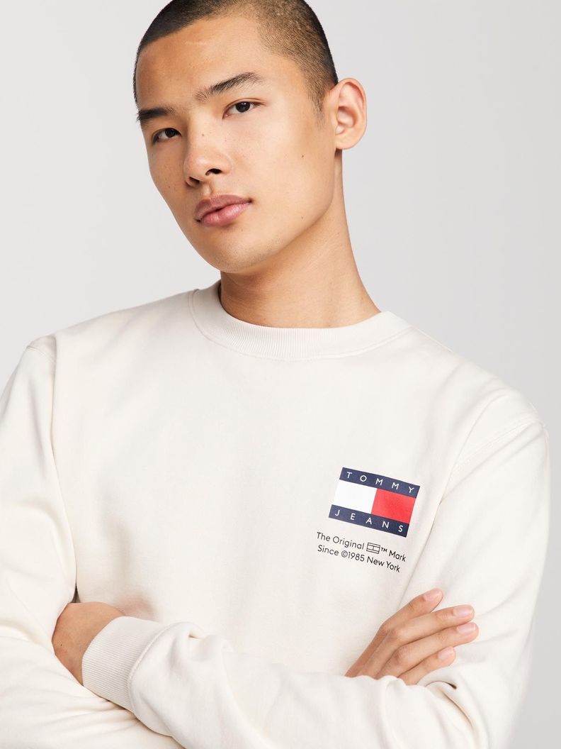 Polerón Essential Con Logo Beige Tommy Jeans-3
