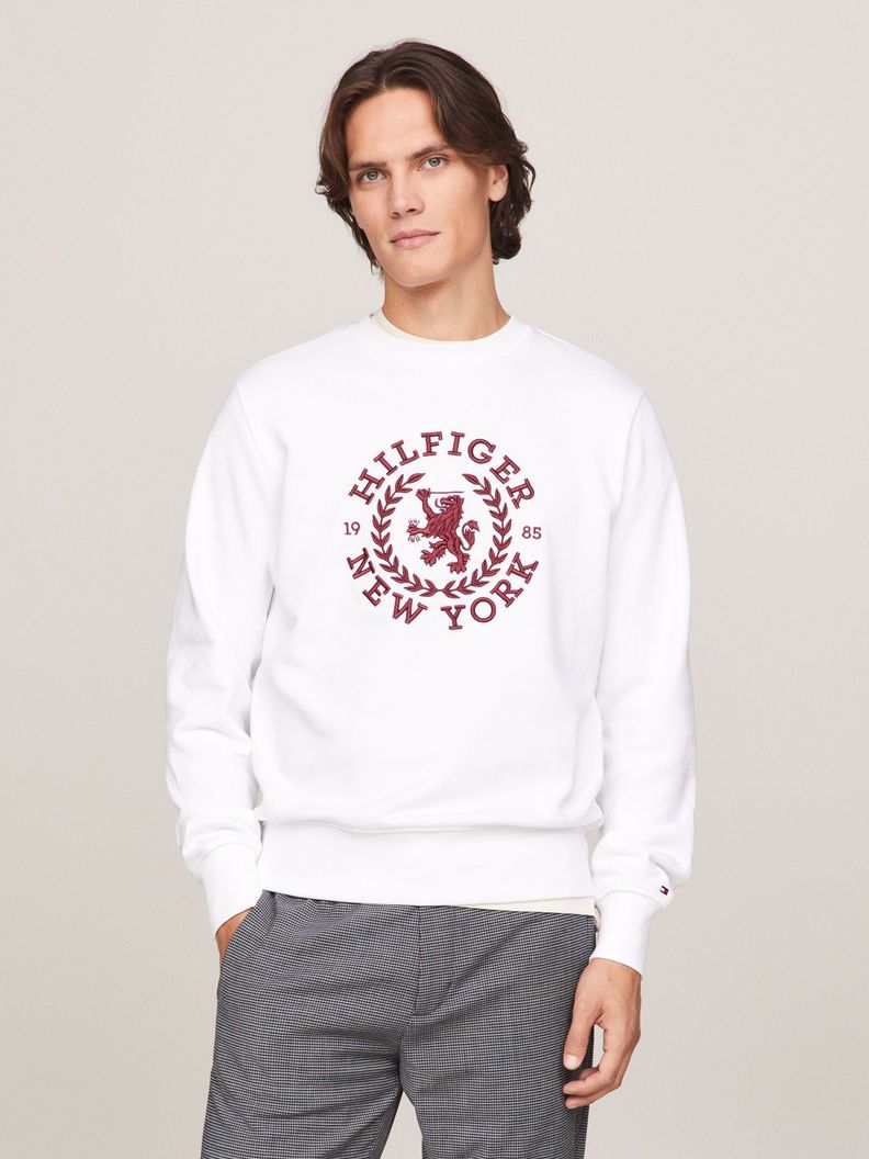 POLERÓN I CREST LOGO BLANCO TOMMY HILFIGER-0