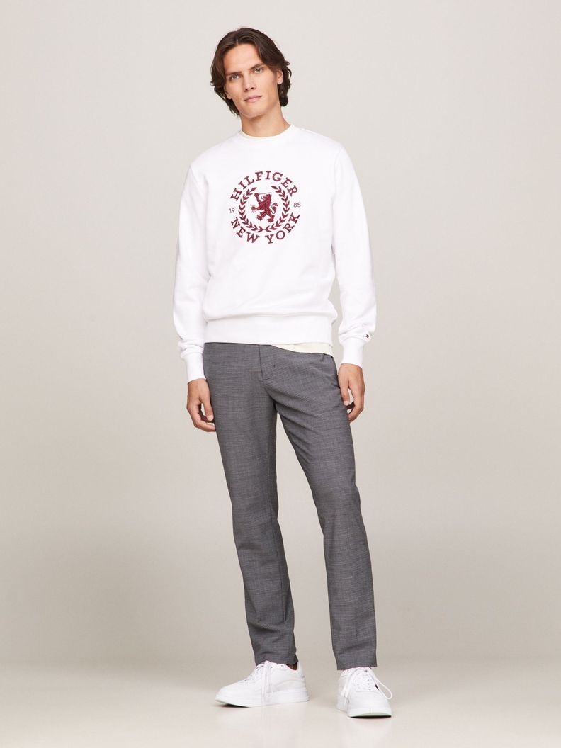 POLERÓN I CREST LOGO BLANCO TOMMY HILFIGER-1