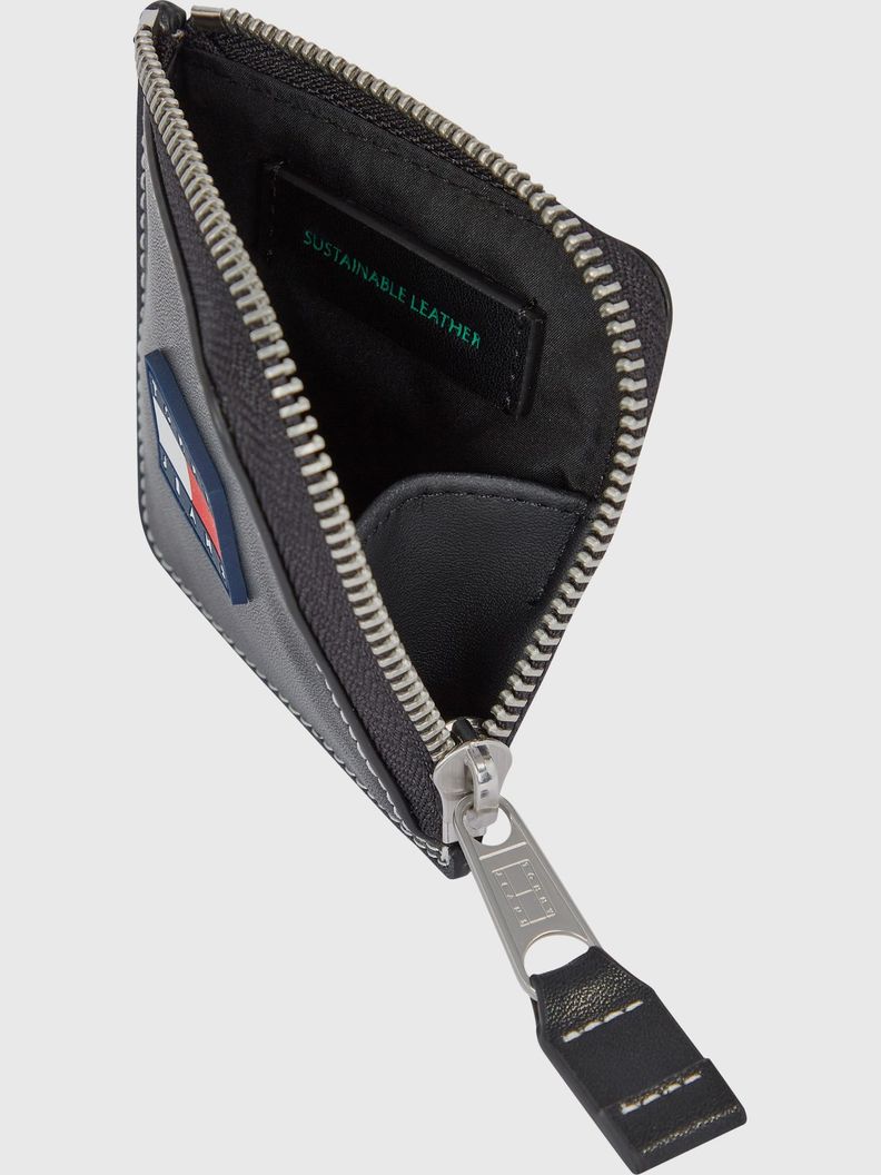 Billetera Monedero Con Parche Negro Tommy Hilfiger-2
