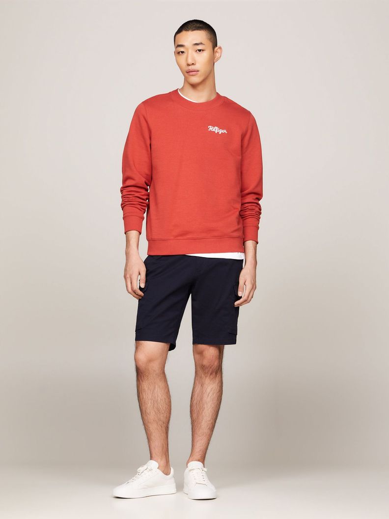 Polerón Con Logo En El Pecho Rojo Tommy Hilfiger-1