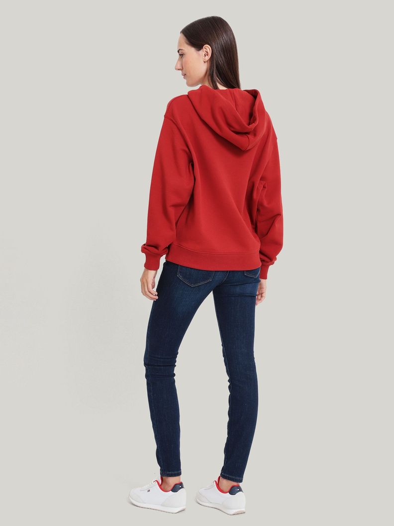 Polerón Hoodie Varsity Crest Rojo Tommy Hilfiger-2