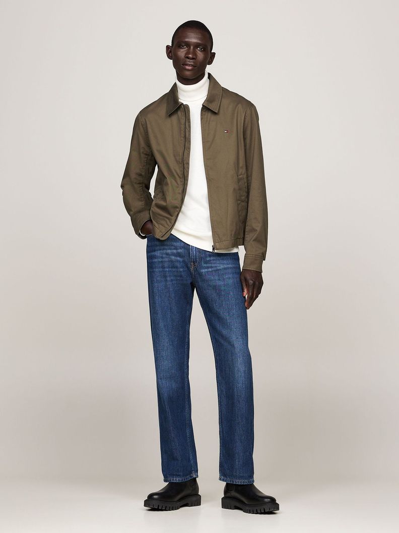 Chaqueta Cotton Ivy Con Cierre Verde Tommy Hilfiger-1