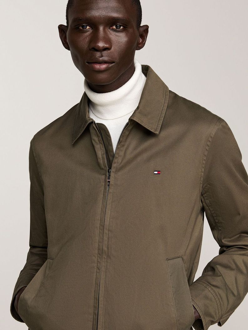 Chaqueta Cotton Ivy Con Cierre Verde Tommy Hilfiger-3