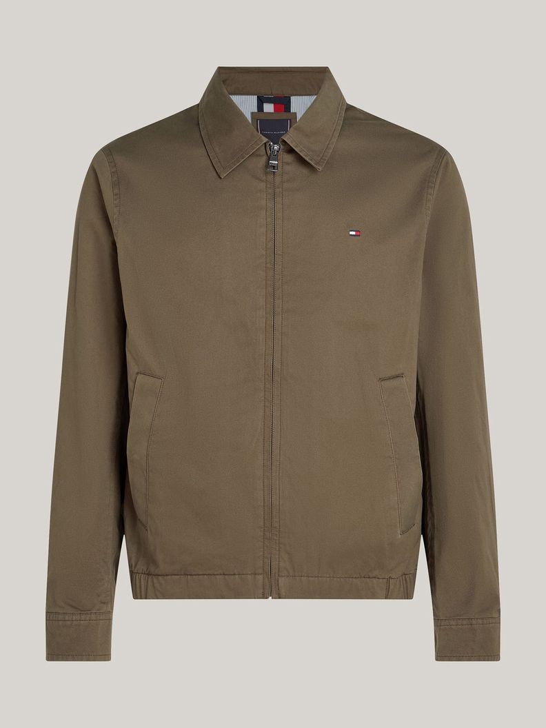 Chaqueta Cotton Ivy Con Cierre Verde Tommy Hilfiger-4
