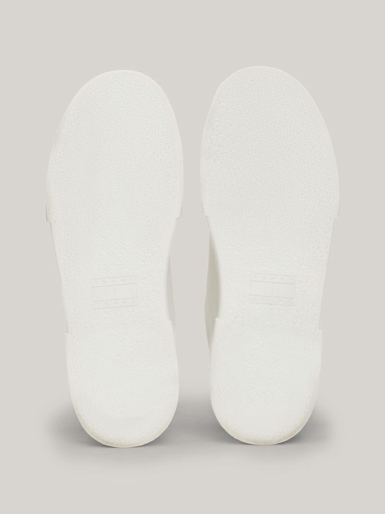 Zapatillas D Plataforma Con Logo Blanco Tommy Hilfiger-3