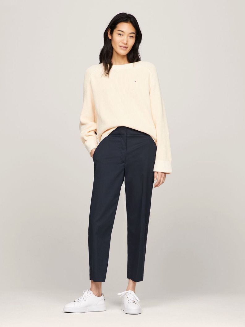 Pantalón Chino Recto Slim Fit Azul Tommy Hilfiger-0