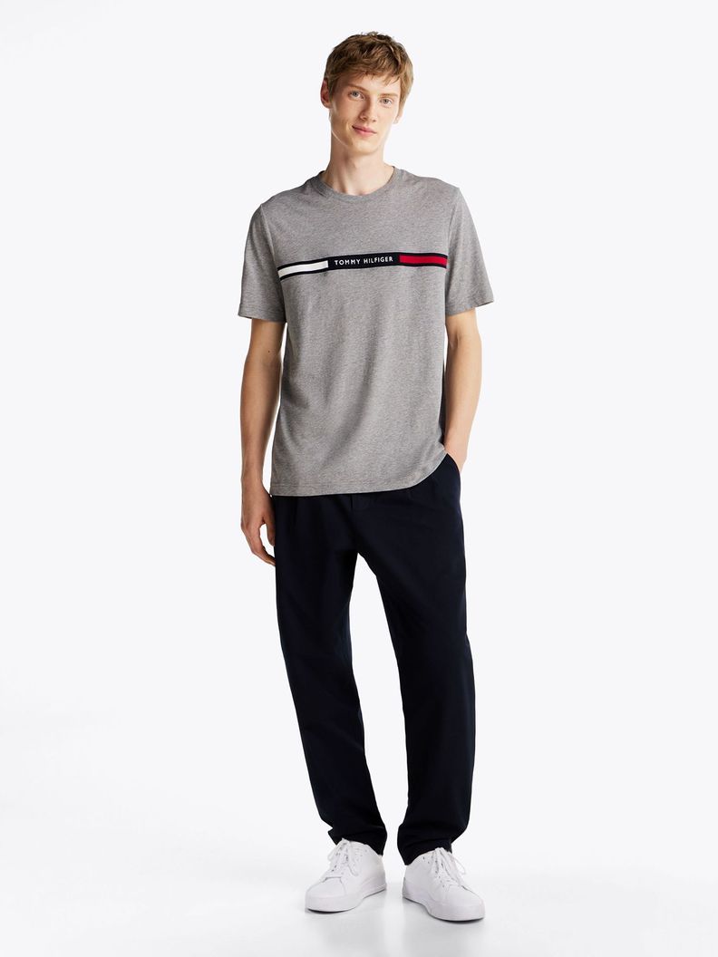 Polera Chest Insert Logo Regular Fit Gris XS