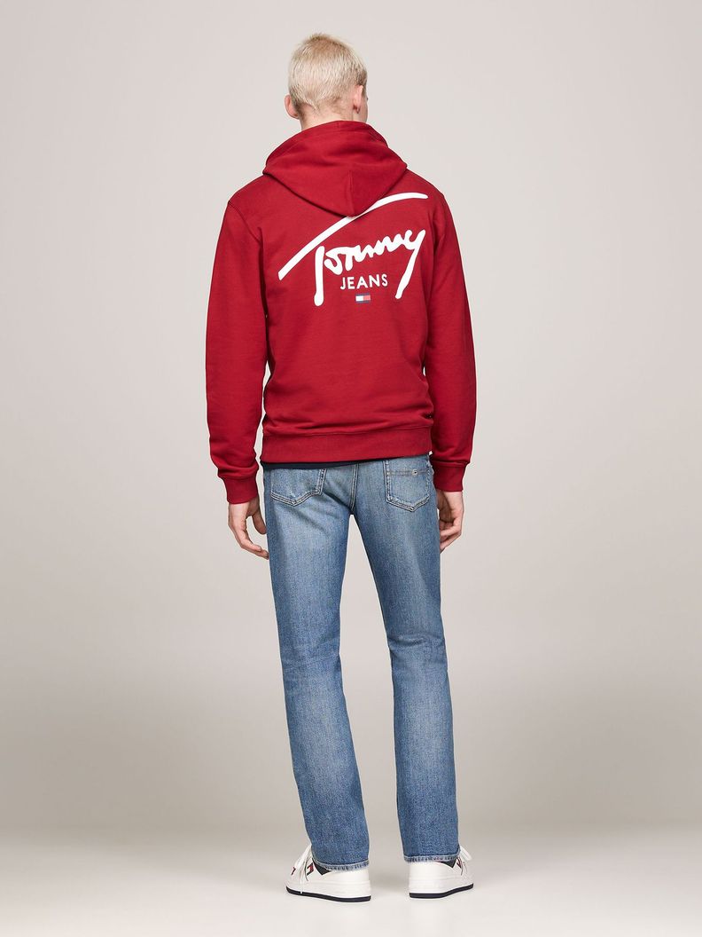 Polerón Hoodie Hombre Distintivo Rojo Tommy Jeans-2