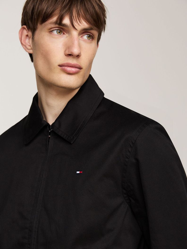 Chaqueta Cotton Ivy Con Cierre Negro Tommy Hilfiger-3