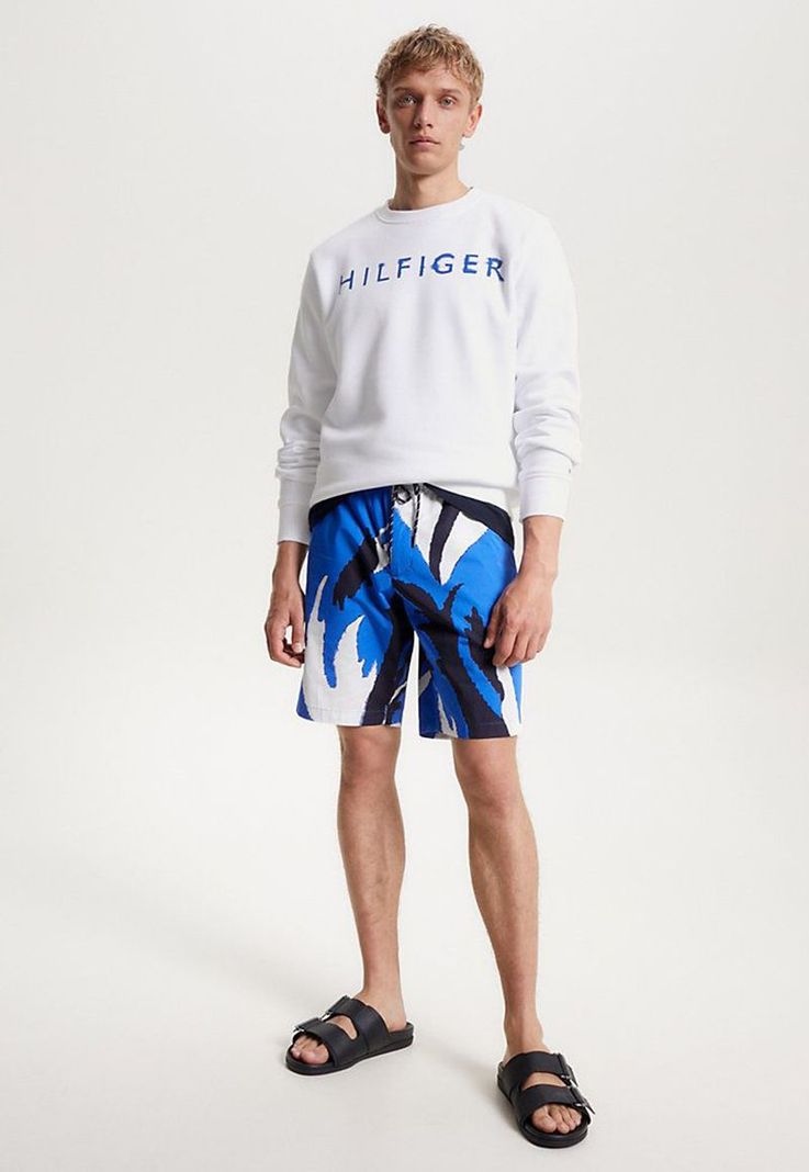 Polerón Con Logo Artístico Blanco Tommy Hilfiger-1