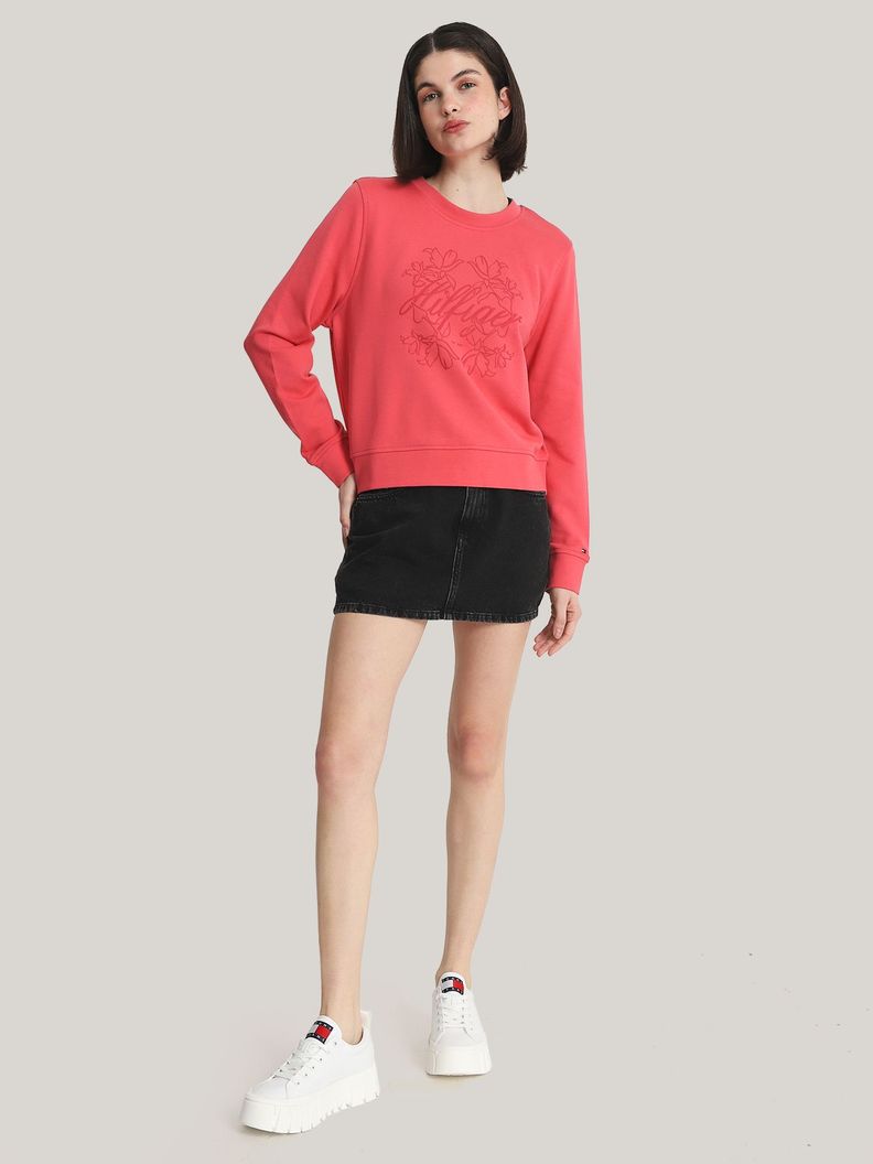 Polerón Con Logo Regular Fit Rosado Tommy Hilfiger-1