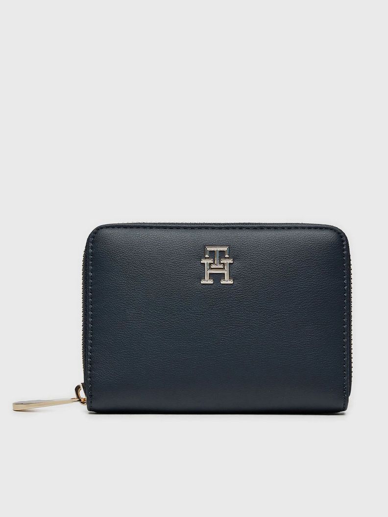 Billetera Pequeña Con Logo Azul Tommy Hilfiger-0