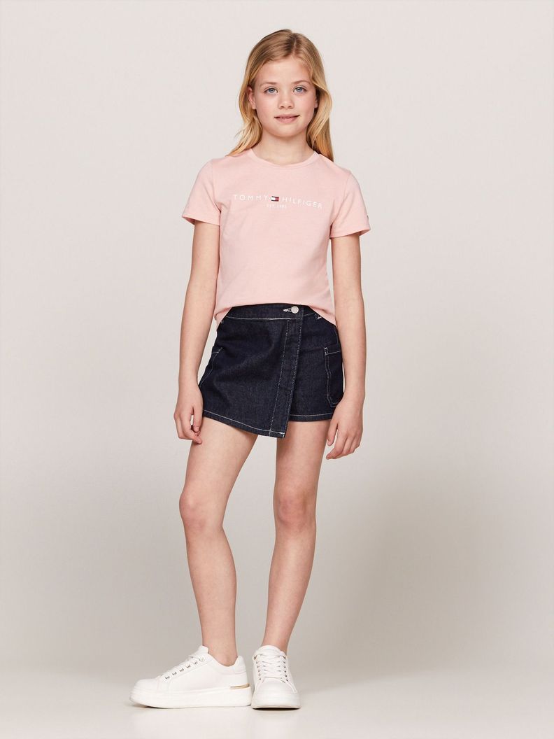 Polera Essential Organic Cotton Rosado Tommy Hilfiger-1