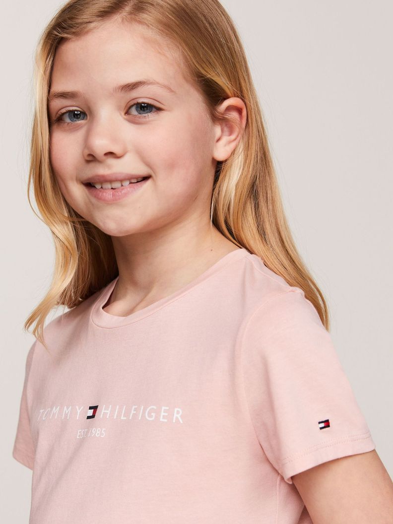 Polera Essential Organic Cotton Rosado Tommy Hilfiger-3