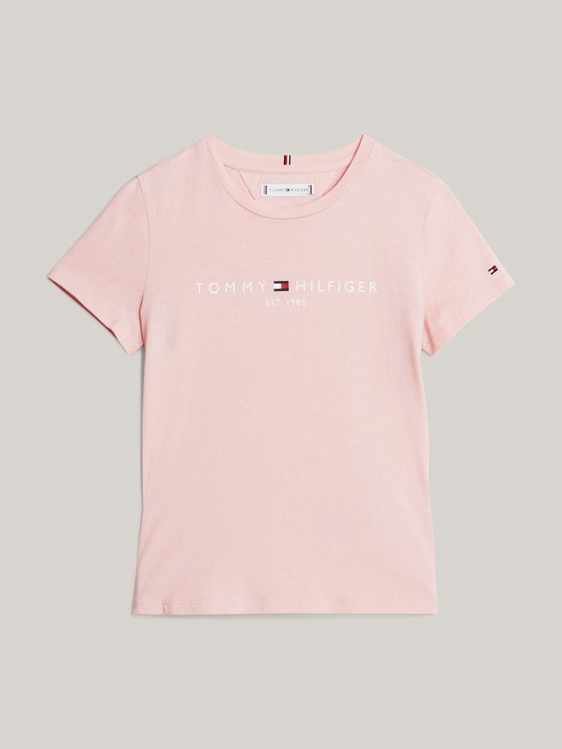 Polera Essential Organic Cotton Rosado Tommy Hilfiger-4