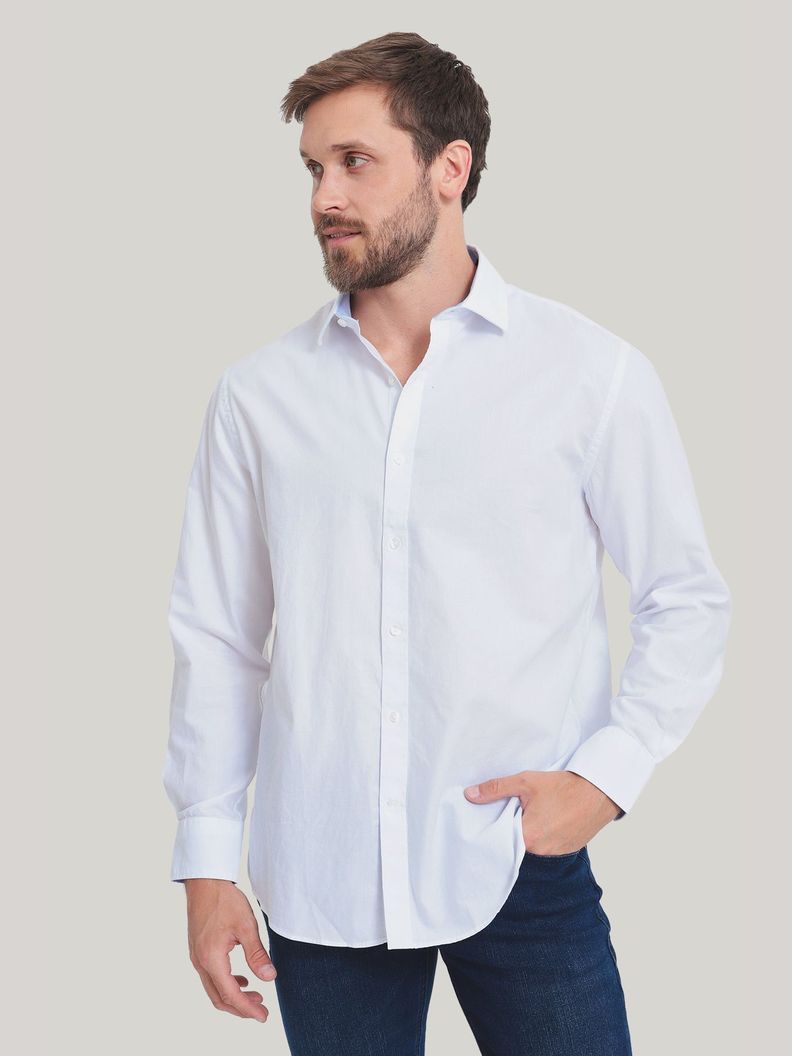 Camisa De Vestir de Logo Blanco Tommy Hilfiger-0