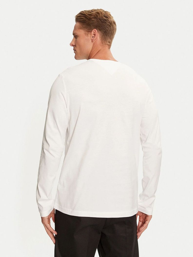 Polera Solid Con Logo Regular Fit Blanco Tommy Hilfiger-2