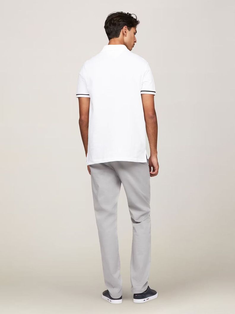 Polo Under Placket Regular Fit Blanco Tommy Hilfiger-2