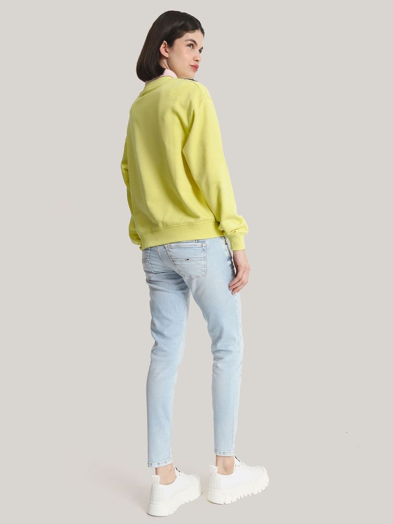 Polerón Logo Flag Regular Fit Amarillo Tommy Hilfiger-2