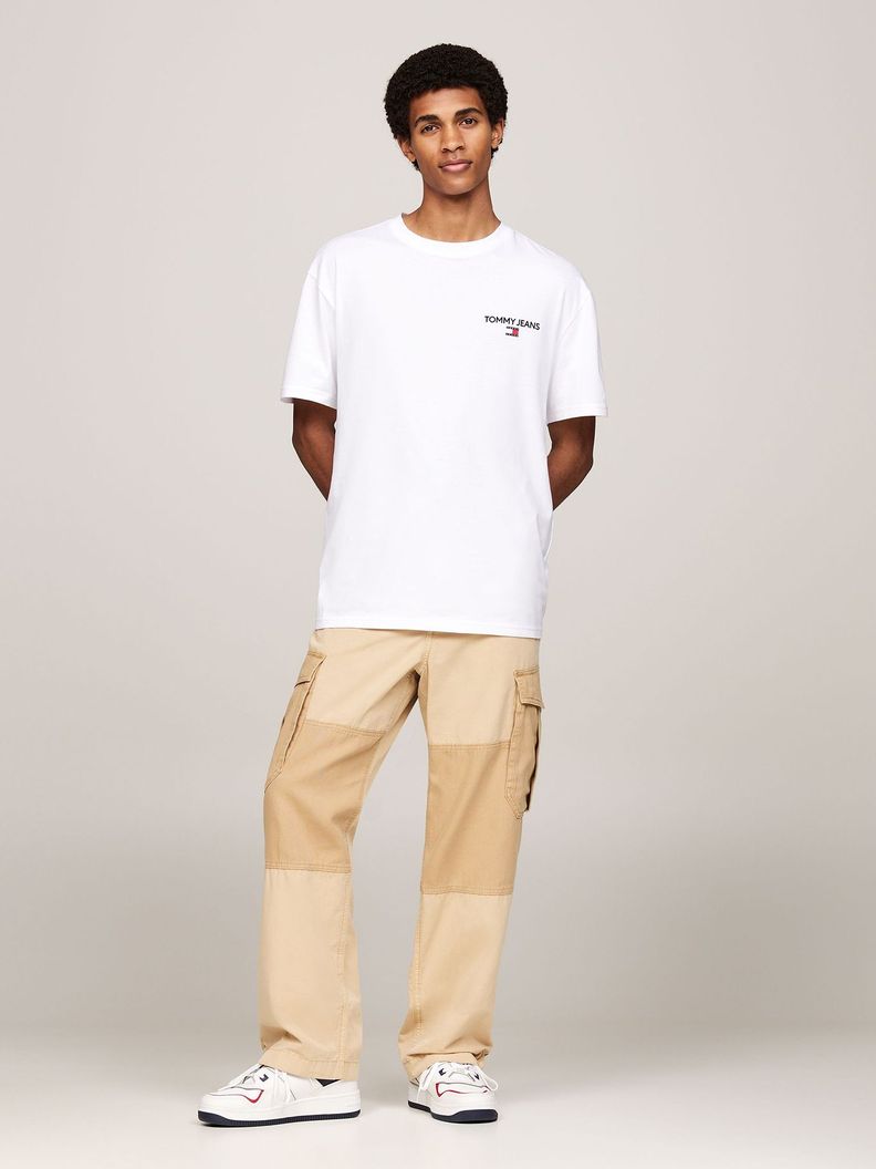 Polera Con Logo En La Espalda Blanco Tommy Jeans-1