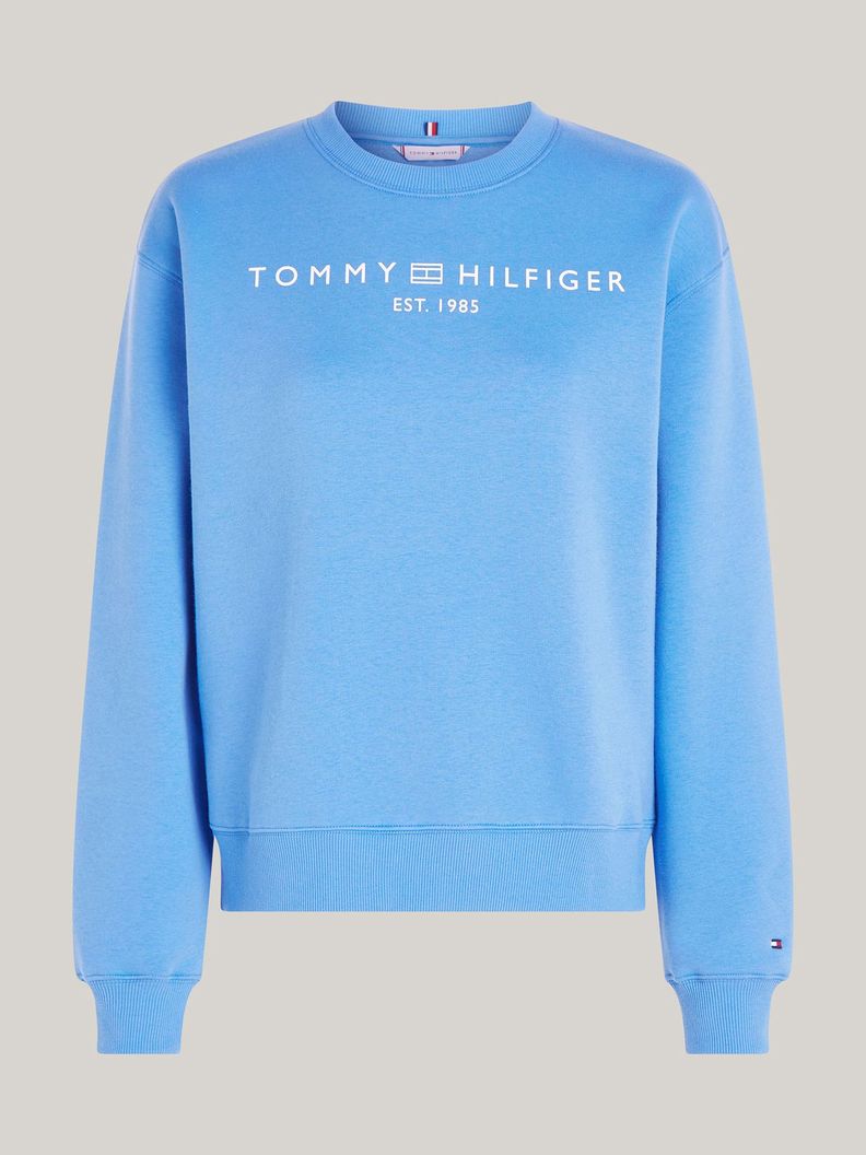 Polerón Modern Con Logo Celeste Tommy Hilfiger-4