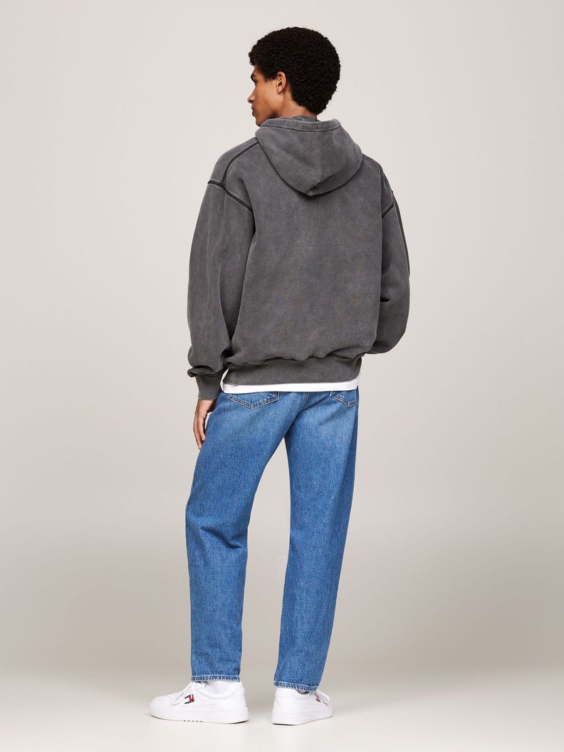 Polerón Hoodie Varsity Relaxed Gris Tommy Hilfiger-2