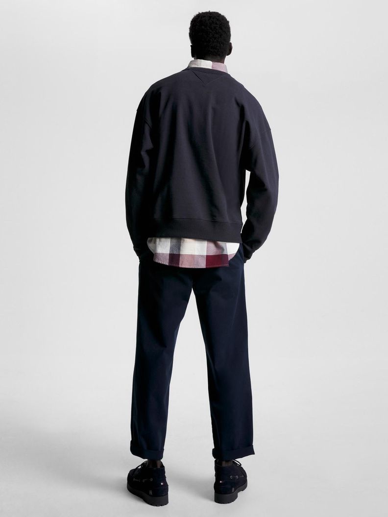 Polerón Estilo Preppy Con Logo Azul Tommy Hilfiger-2