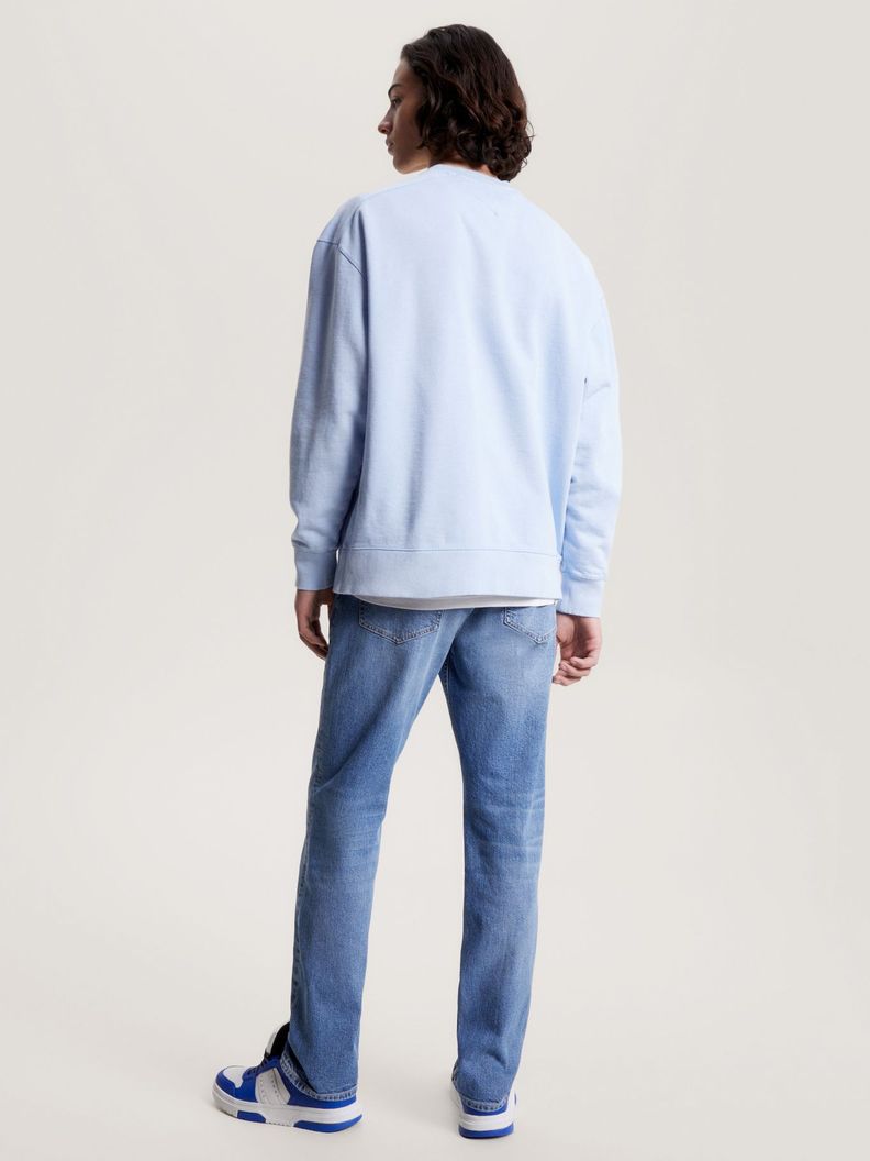 Polerón Relaxed Varsity Logo Celeste Tommy Jeans-2