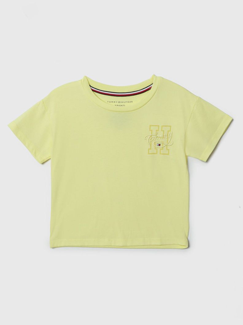 Polera Classic Logo Amarillo Tommy Hilfiger-0