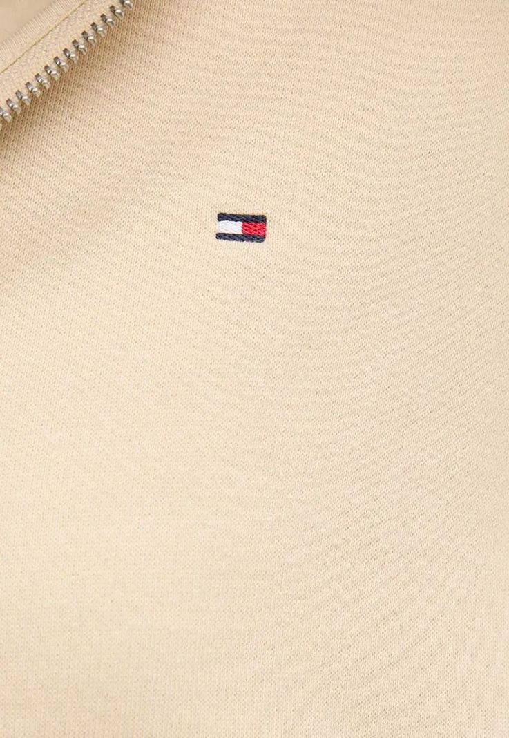 Polerón Hoodie Con Logo Flag Beige Tommy Hilfiger-4