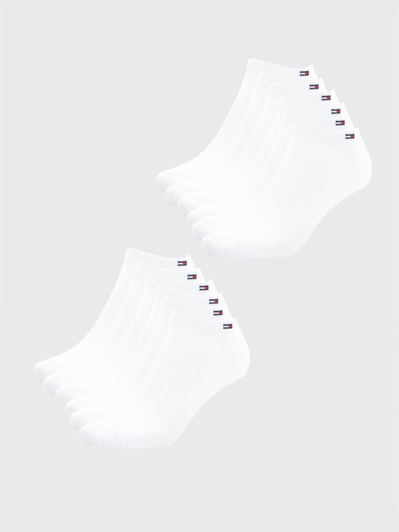 Pack 6 Pares Calcetin Athletic Blanco Tommy Hilfiger-0