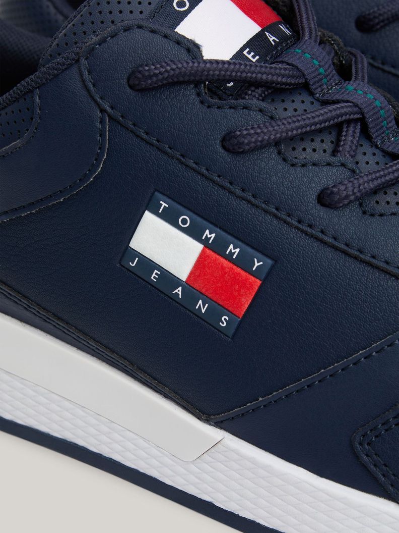 Zapatillas Essential Con Parche Azul Tommy Hilfiger-4