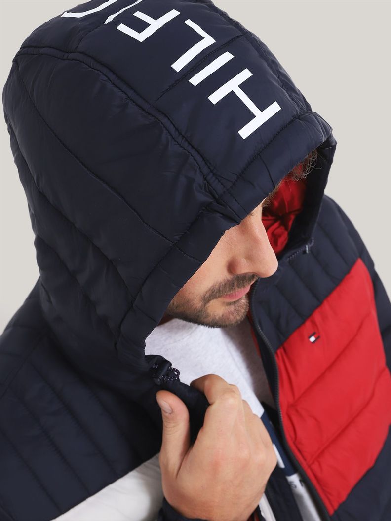 Parka Weight Quilted Colorblock Multicolor Tommy Hilfiger-4