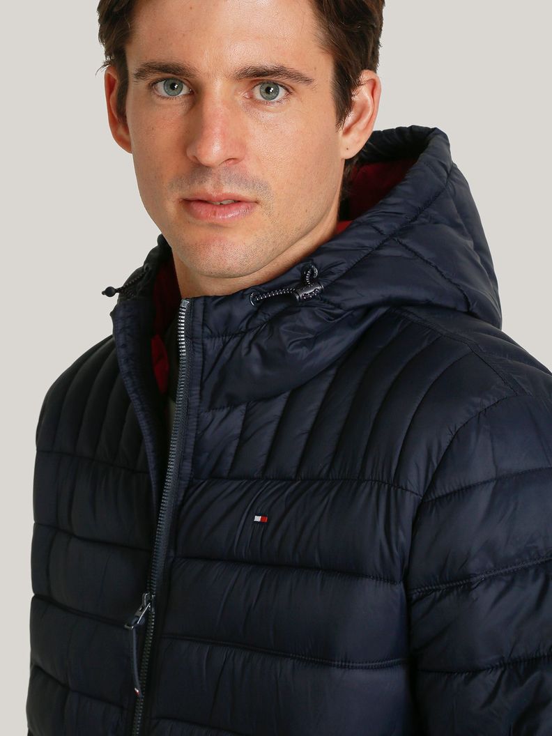 Parka Weight Quilted Colorblock Azul Tommy Hilfiger-3